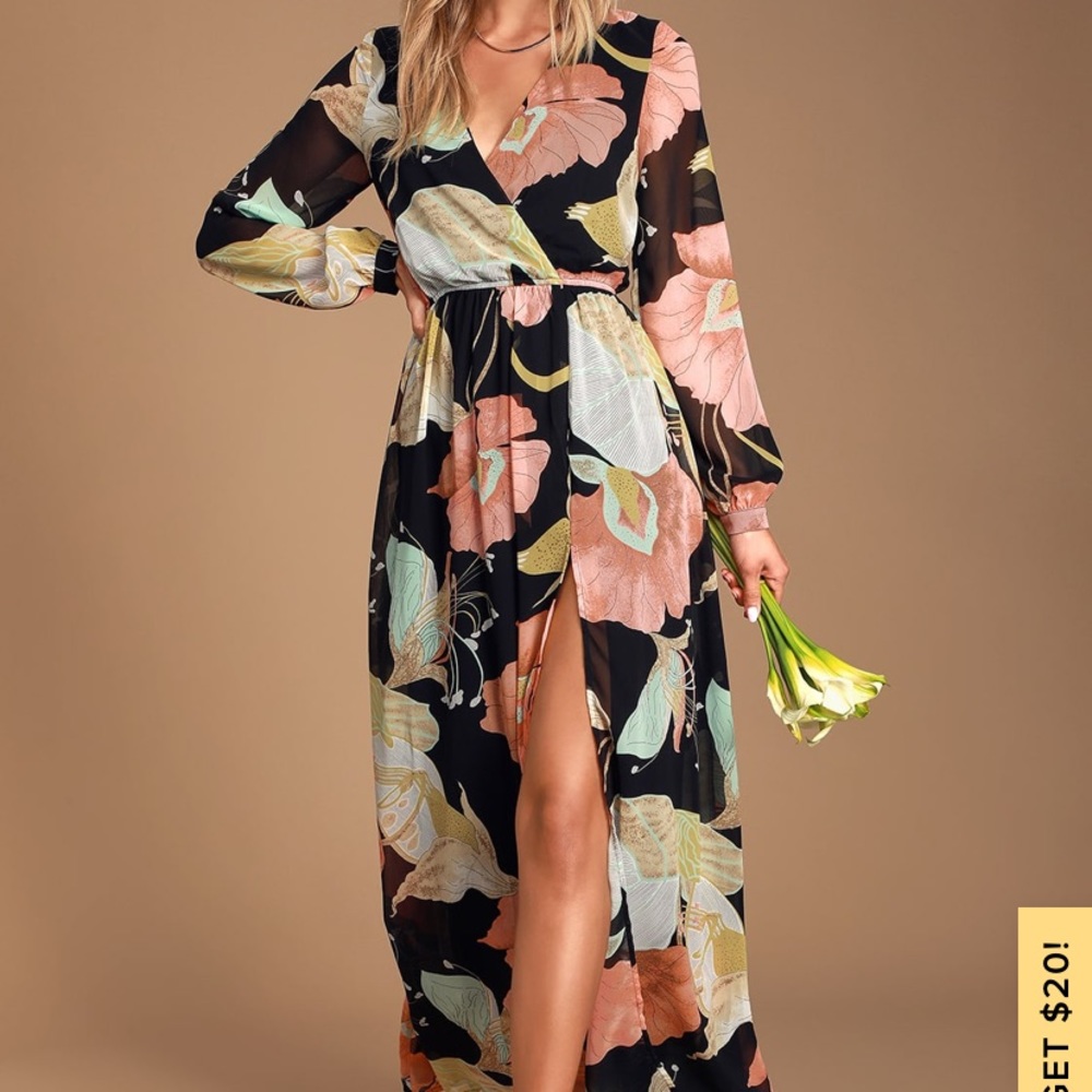 Never won LuLus maxi dress